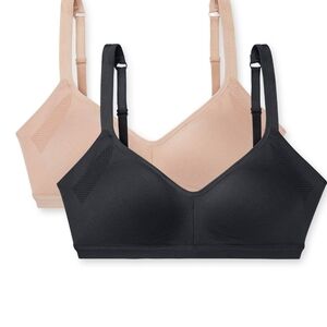 Warner's Black and Nude Comfort Bras